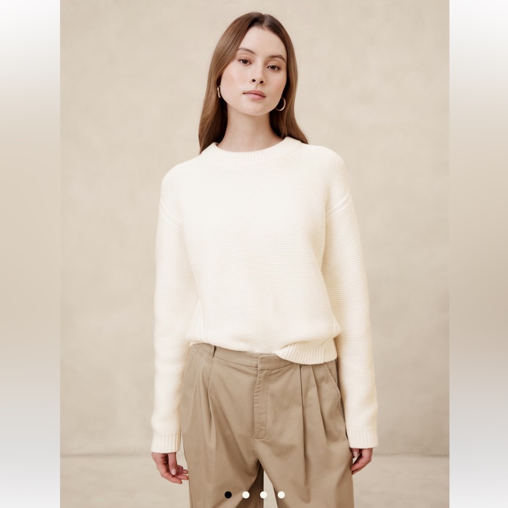 Banana Republic Women's Textured Stitch Pullover Sweater